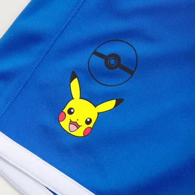 Abercrombie & Fitch Pokémon Graphic Shorts In Blue