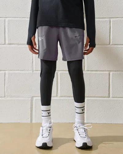 Abercrombie & Fitch Ypb Motionvent Training Shorts In Gray