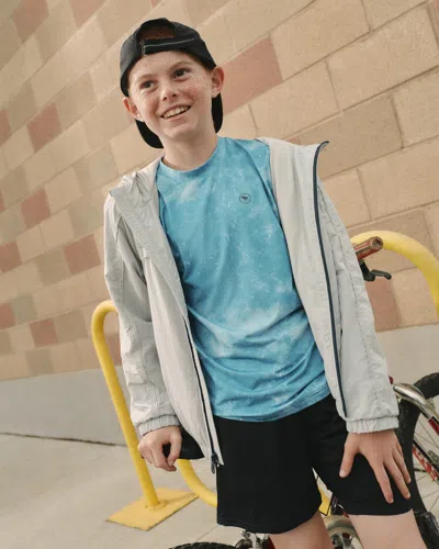 Abercrombie & Fitch Ypb Mesh Twofer Shorts In Gray