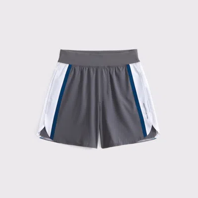 Abercrombie & Fitch Ypb Runtek Training Shorts In Gray