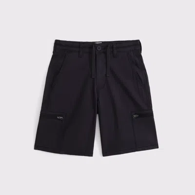 Abercrombie & Fitch Utility Skate Shorts In Black