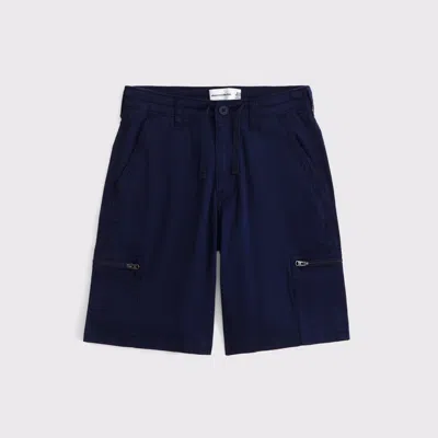 Abercrombie & Fitch Utility Skate Shorts In Blue