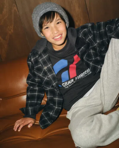 Abercrombie & Fitch Hooded Shirt Jacket In Multi