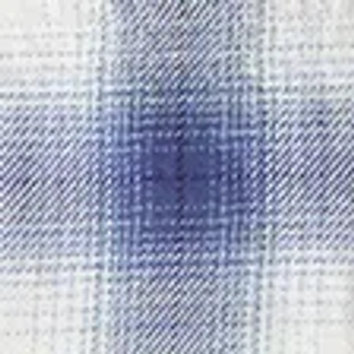 Abercrombie & Fitch Long-sleeve Slub Flannel In Blue