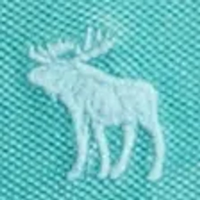 Abercrombie & Fitch Washed Johnny Collar Icon Polo In Blue