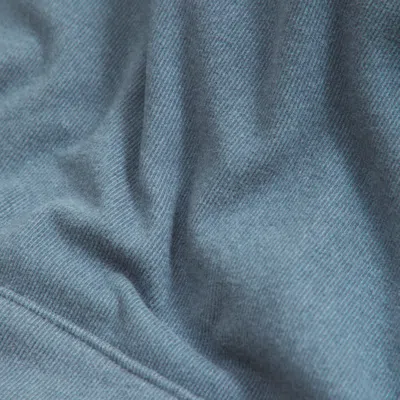 Abercrombie & Fitch Cozy Hooded Long-sleeve Tee In Blue