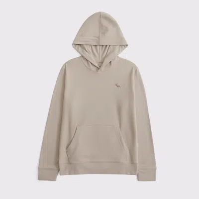 Abercrombie & Fitch Cozy Hooded Long-sleeve Tee In Neutral