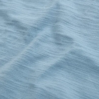 Abercrombie & Fitch Long-sleeve Slub Cotton Icon Henley In Blue