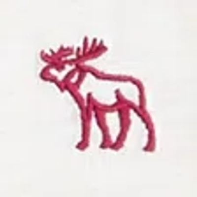 Abercrombie & Fitch Long-sleeve Slub Cotton Icon Henley In White