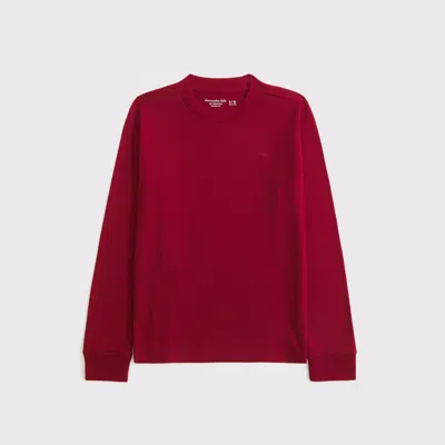 Abercrombie & Fitch Essential Long-sleeve Icon Crew Tee