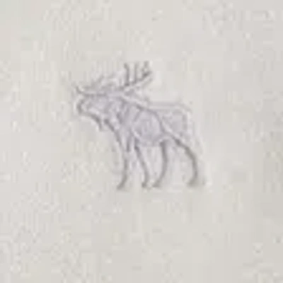 Abercrombie & Fitch Essential Long-sleeve Icon Crew Tee In Gray