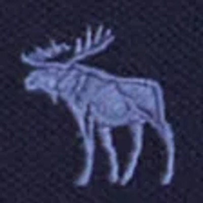 Abercrombie & Fitch Icon Pique Polo In Black