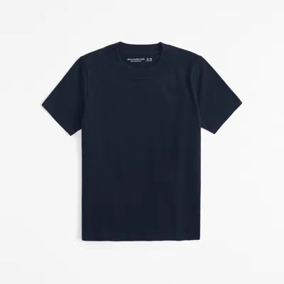 Abercrombie & Fitch Essential Icon Crew Tee In Black