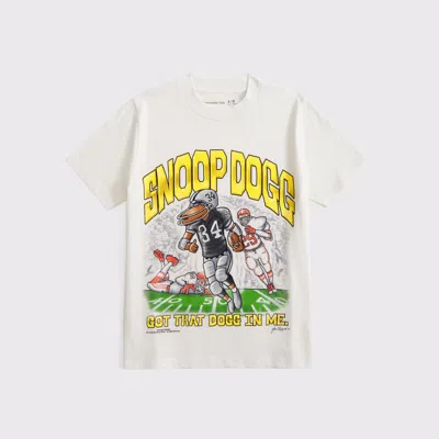 Abercrombie & Fitch Snoop Dogg Graphic Tee In White
