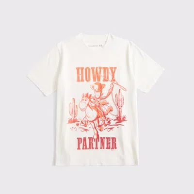 Abercrombie & Fitch Toy Story Graphic Tee In White