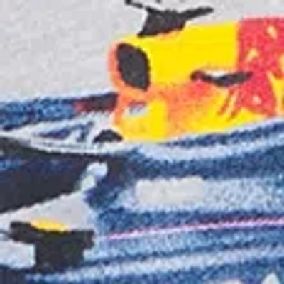 Abercrombie & Fitch Oracle Red Bull Racing Graphic Tee In Gray