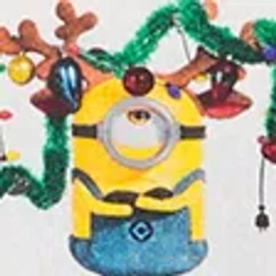 Abercrombie & Fitch Long-sleeve Minions Graphic Tee In White