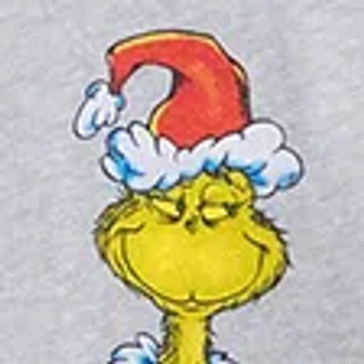 Abercrombie & Fitch Long-sleeve The Grinch Graphic Tee In Gray