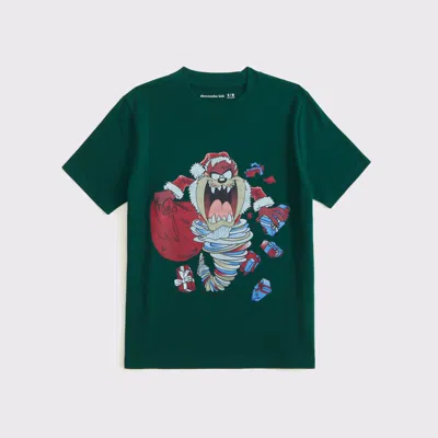 Abercrombie & Fitch Tasmanian Devil Graphic Tee In Green