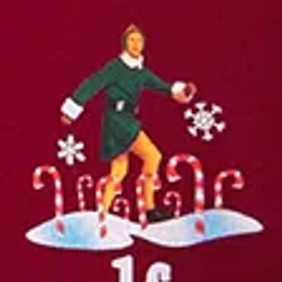 Abercrombie & Fitch Long-sleeve Elf Graphic Tee In Red