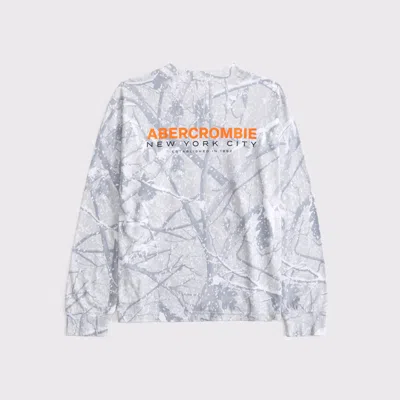 Abercrombie & Fitch Long-sleeve Logo Tee In Multi