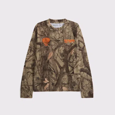 Abercrombie & Fitch Long-sleeve Honda Racing Graphic Tee In Multi