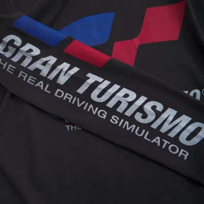 Abercrombie & Fitch Long-sleeve Gran Turismo Graphic Tee In Gray
