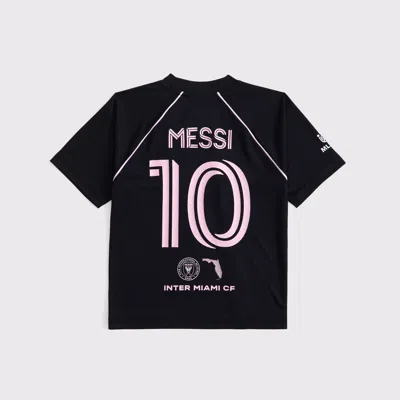 Abercrombie & Fitch Lionel Messi Short-sleeve Fashion Top In Black
