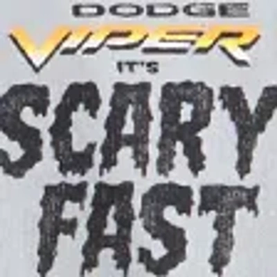 Abercrombie & Fitch Dodge Viper Twofer Graphic Tee In Gray