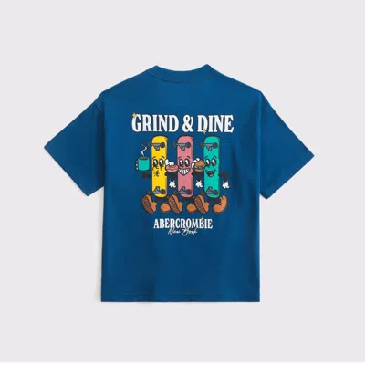 Abercrombie & Fitch Imagery Graphic Logo Tee In Multi