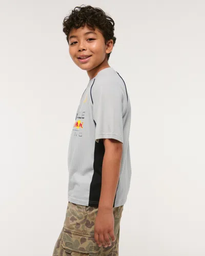 Abercrombie & Fitch Oracle Red Bull Racing Short-sleeve Fashion Top In Gray