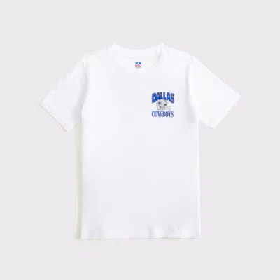 Abercrombie & Fitch Dallas Cowboys Graphic Tee In Neutral