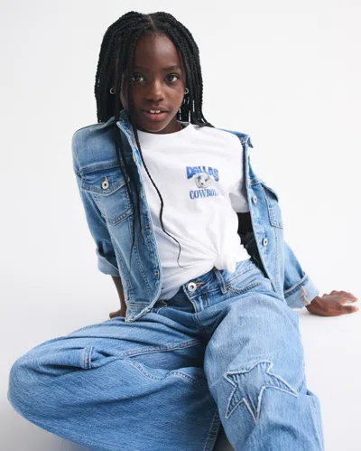 Abercrombie & Fitch Dallas Cowboys Graphic Tee In Neutral