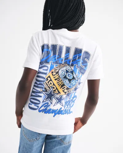 Abercrombie & Fitch Dallas Cowboys Graphic Tee In Neutral