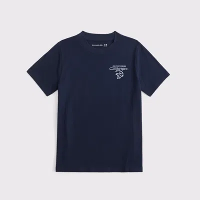 Abercrombie & Fitch Dodge Charger Graphic Tee In Blue