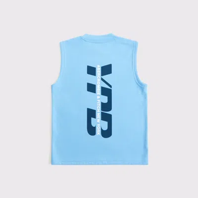 Abercrombie & Fitch Ypb All Day Cool Graphic Tank In Blue