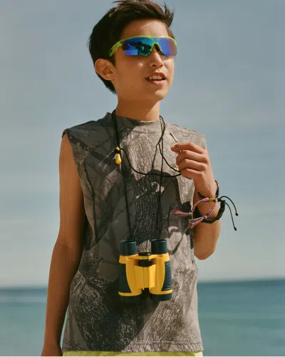 Abercrombie & Fitch Ypb All Day Cool Graphic Tank In Multi