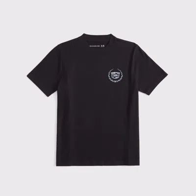 Abercrombie & Fitch Cadillac Graphic Tee In Gray
