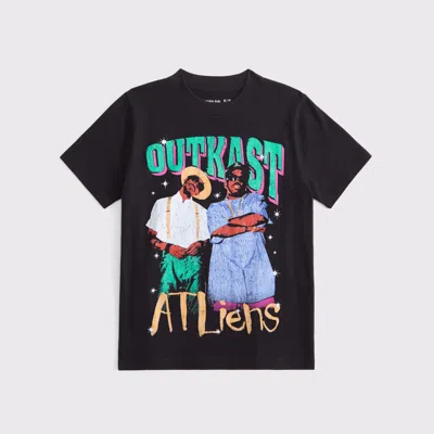 Abercrombie & Fitch Outkast Graphic Tee In Gray