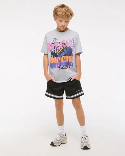Abercrombie & Fitch Biggie Smalls Graphic Tee In Gray