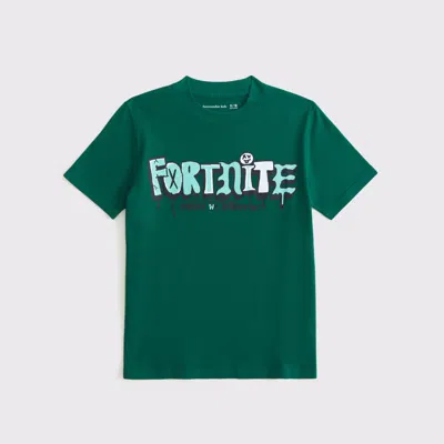 Abercrombie & Fitch Fortnite Graphic Tee In Green