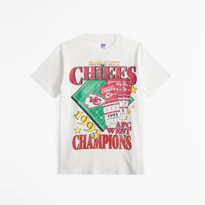 Abercrombie & Fitch Kansas City Chiefs Graphic Tee In Green
