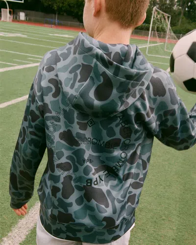 Abercrombie & Fitch Ypb Textured Popover Hoodie In Multi