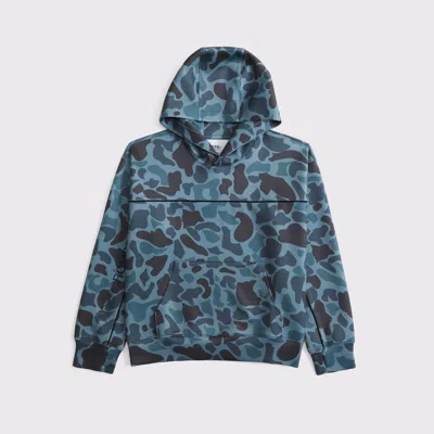 Abercrombie & Fitch Ypb Textured Popover Hoodie In Multi