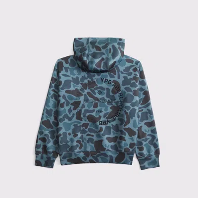 Abercrombie & Fitch Ypb Textured Popover Hoodie In Multi