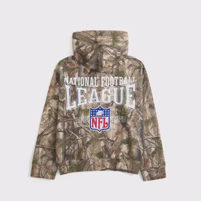 Abercrombie & Fitch Nfl Graphic Full-zip Hoodie In Multi