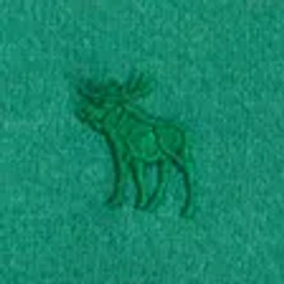 Abercrombie & Fitch Essential Icon Crew Sweatshirt In Green
