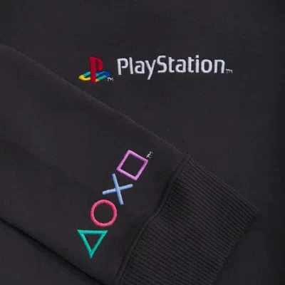 Abercrombie & Fitch Playstation Graphic Popover Hoodie In Gray