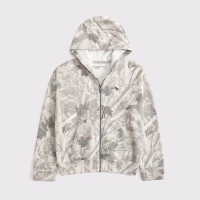Abercrombie & Fitch Essential Icon Full-zip Hoodie In Multi