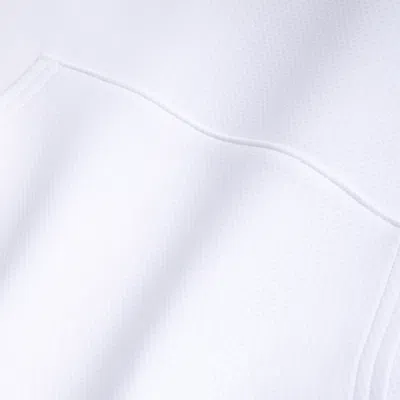 Abercrombie & Fitch Ypb Textured Popover Hoodie In White